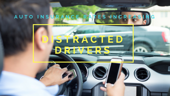 Distracted drivers insurance rates